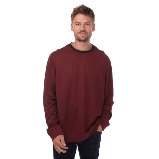 Ted Baker Heren-sweatshirt van gebreid materiaal met gelaagde look en normale pasvorm (Rood) - Image 4