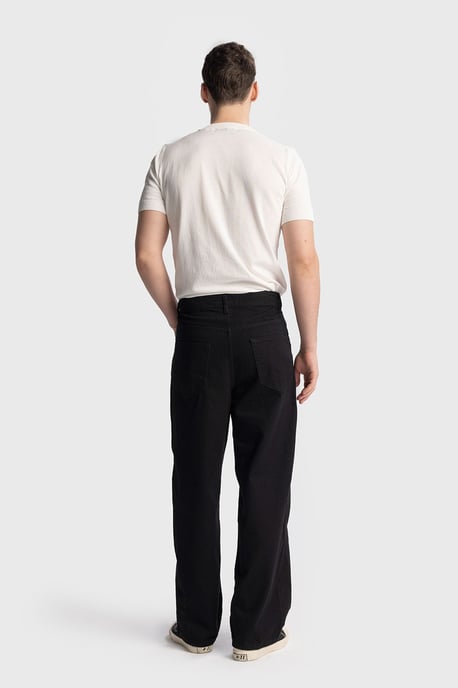 Avslappnad passform raka jeans - Image 5