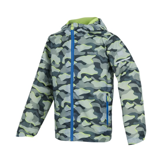 Regatta Waterdicht kinder/kinderjack Lever II Camo (Donkere storm) - Image 3