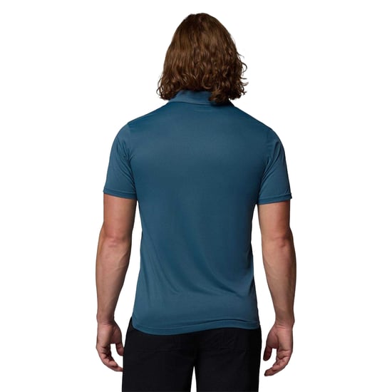 Columbia Mens Short-Sleeved Polo Shirt (Blue) - Image 2