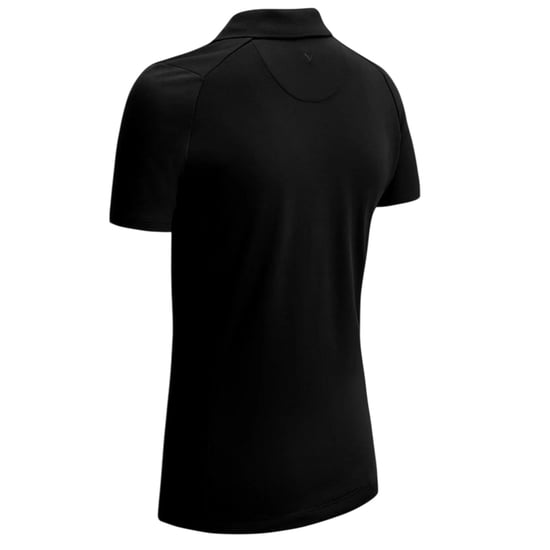 Callaway Poloshirt met korte mouwen van polyester voor dames (Kaviaar) - Image 2