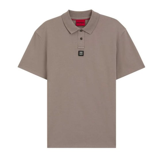 Hugo Mannen Deabono Logo Poloshirt (Medium Bruin) - Image 1
