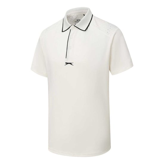 Slazenger Heren Performance Regelmatig Poloshirt met Korte Mouwen (Wit) - Image 3