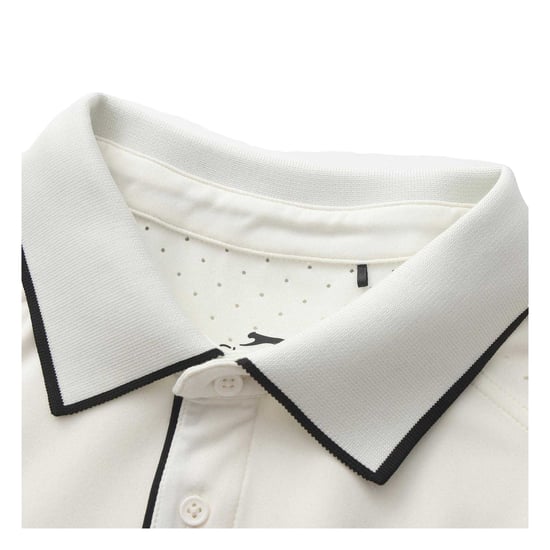 Slazenger Heren Performance Regelmatig Poloshirt met Korte Mouwen (Wit) - Image 4