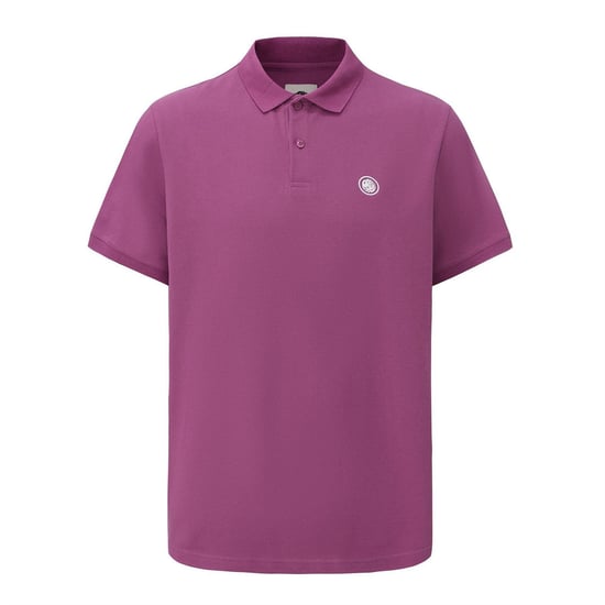 Pretty Green Mens Cotton Polo Shirt (Purple) - Image 1