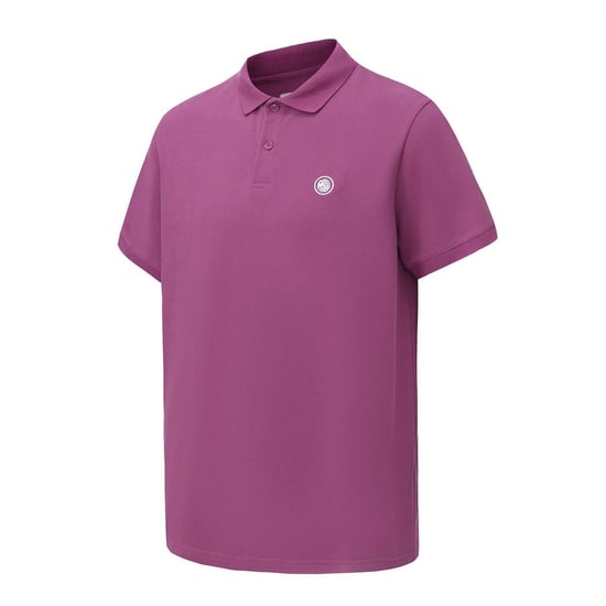 Pretty Green Mens Cotton Polo Shirt (Purple) - Image 3