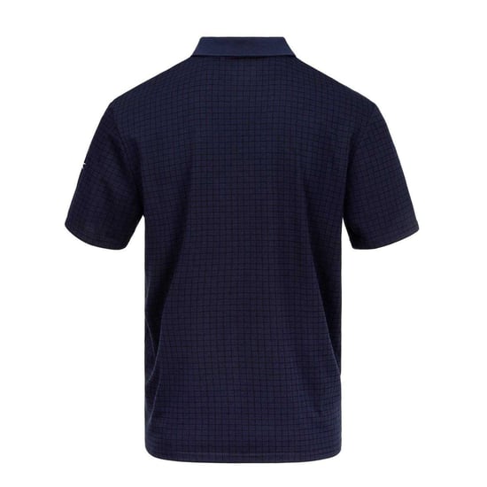 Slazenger Heren Geruit Golf Poloshirt (Marine) - Image 2
