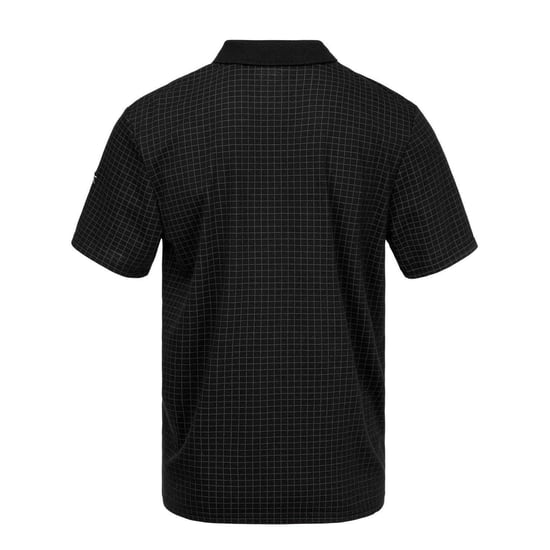 Slazenger Heren Geruit Golf Poloshirt (Zwart) - Image 2