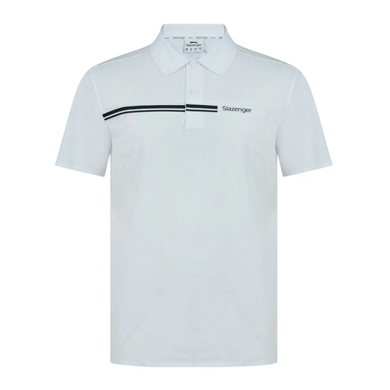 Slazenger Polyester golfpoloshirt voor heren (Wit) - Image 1