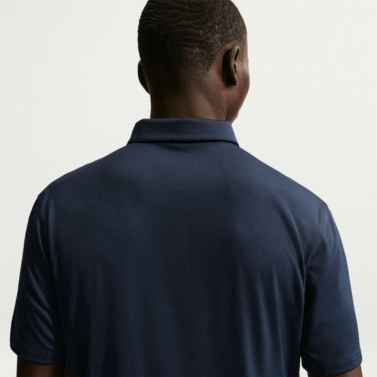 Nike Mens Performance Short-Sleeved Polo Shirt (Navy/White) - Image 2