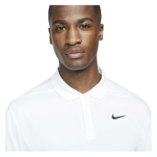 Nike Heren Victory Dri-FIT Golf Poloshirt (Wit, Zwart) - Image 4