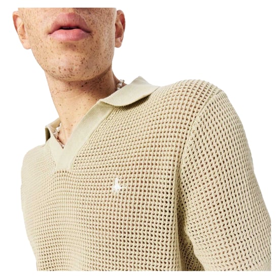 Jack Wills Mens Knitted Regular Polo Shirt (Pistachio) - Image 4
