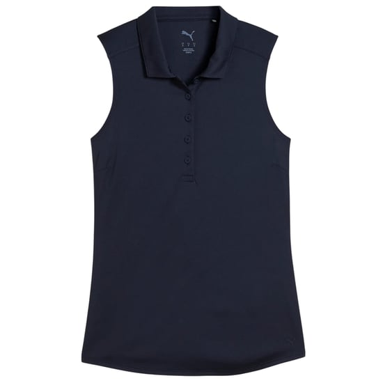Puma Womens/Ladies 2.0 Performance Sleeveless Polo Shirt (Navy Blazer) - Image 2