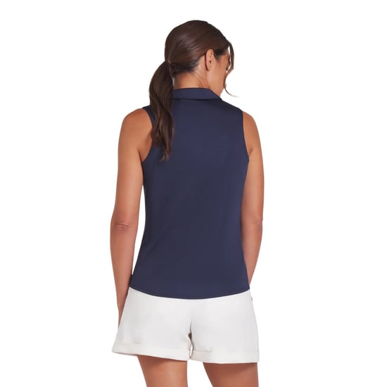 Puma Womens/Ladies 2.0 Performance Sleeveless Polo Shirt (Navy Blazer) - Image 5