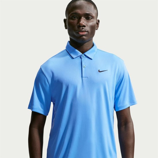 Nike Mens Performance Short-Sleeved Polo Shirt (University Blue) - Image 1