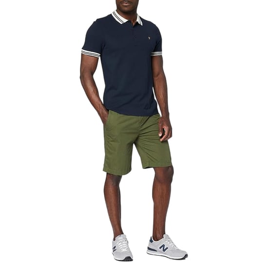 Farah Heren Regular Poloshirt met Korte Mouwen (Echte marine) - Image 4