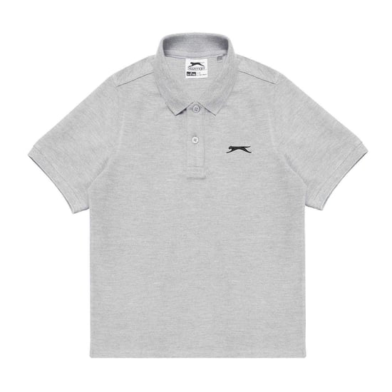 Slazenger Effen Poloshirt van Polycotton voor Jongens (Grijze Mergel) - Image 1