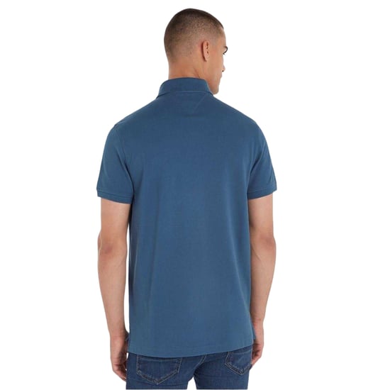 Tommy Hilfiger Heren 1985 Geborduurd Logo Poloshirt (Egeïsche Zee) - Image 3