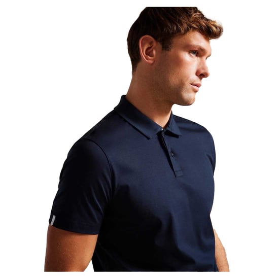 Ted Baker Heren Zeiter Katoenen Polo Shirt (Marine) - Image 4
