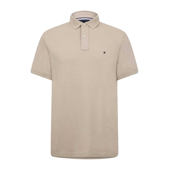 Tommy Hilfiger Heren 1985 Geborduurd Logo Poloshirt (Sandelhout) - Image 1