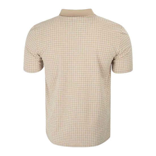 Slazenger Heren Geruit Golf Poloshirt (Taupe) - Image 2