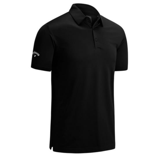 Callaway Mens Swing Tech Solid Colour Polo Shirt (Caviar) - Image 1