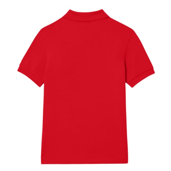 Lacoste Boys Pique Polo Shirt (Red) - Image 2