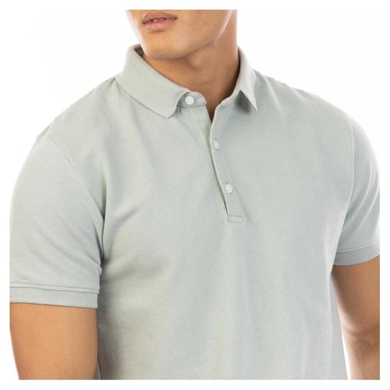Peter Werth Heren Molton Regular Poloshirt (Grijs) - Image 4