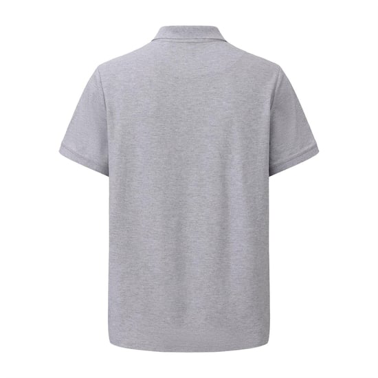 Pretty Green Mens Cotton Polo Shirt (Grey) - Image 2