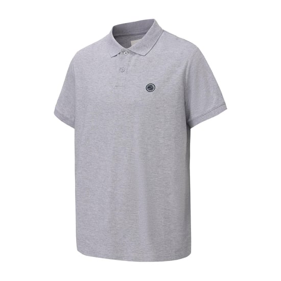 Pretty Green Mens Cotton Polo Shirt (Grey) - Image 3