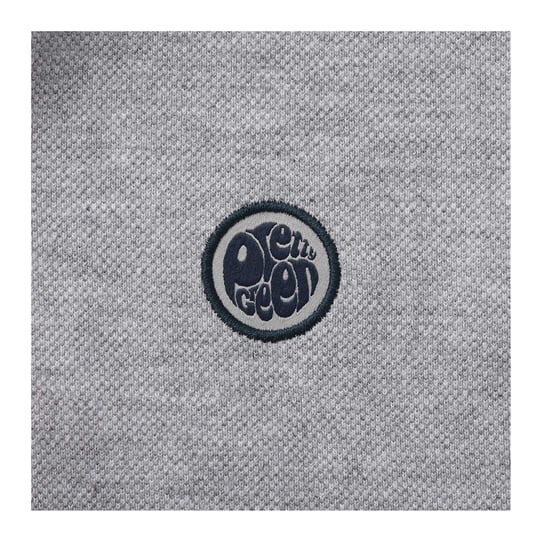 Pretty Green Mens Cotton Polo Shirt (Grey) - Image 4