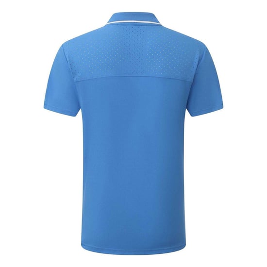 Slazenger Heren Performance Regelmatig Poloshirt met Korte Mouwen (Blauw) - Image 2