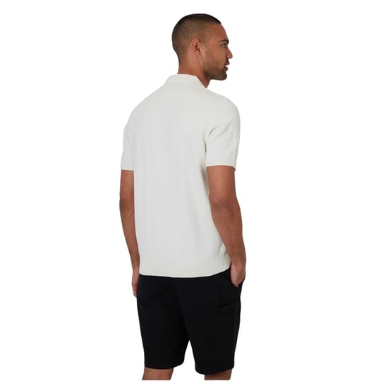 Threadbare Heren Poloshirt met Kraag (Ecru) - Image 2