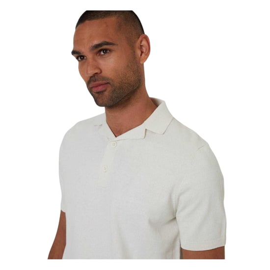 Threadbare Heren Poloshirt met Kraag (Ecru) - Image 3
