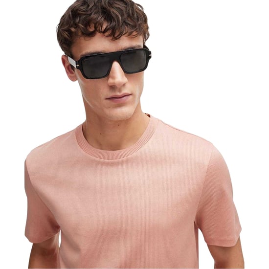 Boss Mens Tiburt 406 T-Shirt (Pink) - Image 3