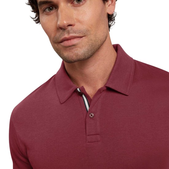 Ted Baker Heren polo (Wijn) - Image 4