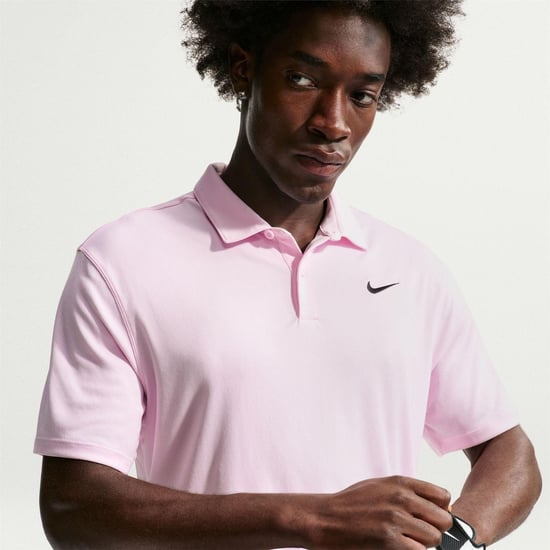 Nike Mens Performance Short-Sleeved Polo Shirt (Pink Foam) - Image 3
