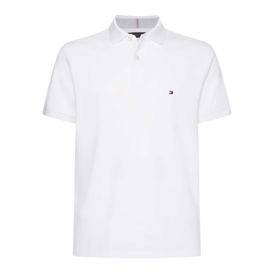 Tommy Hilfiger Heren 1985 Geborduurd Logo Poloshirt (Wit) - Image 2