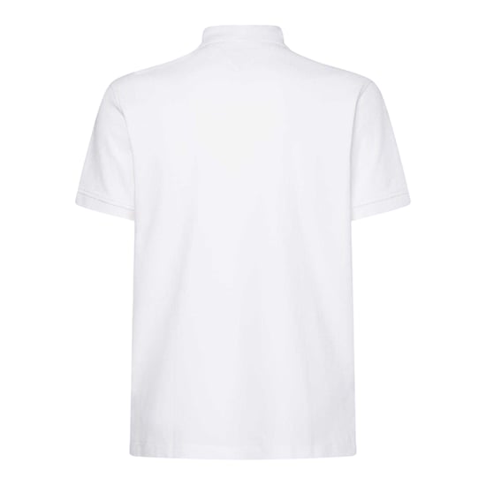 Tommy Hilfiger Heren 1985 Geborduurd Logo Poloshirt (Wit) - Image 3