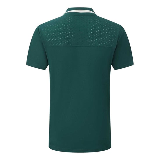 Slazenger Heren Performance Regelmatig Poloshirt met Korte Mouwen (Groen) - Image 2