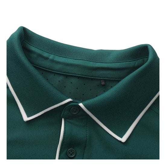 Slazenger Heren Performance Regelmatig Poloshirt met Korte Mouwen (Groen) - Image 4