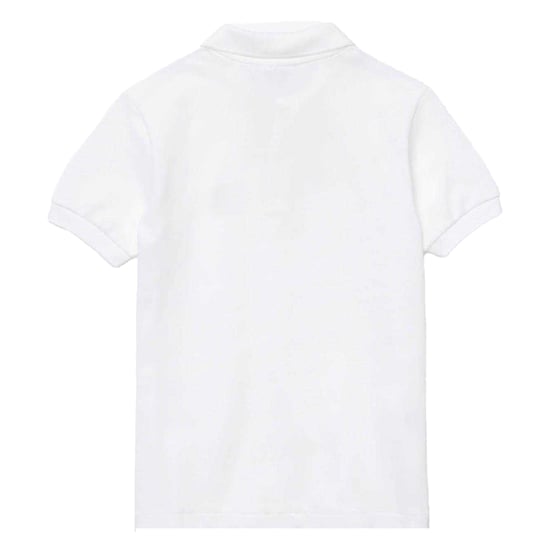 Lacoste Boys Pique Polo Shirt (White) - Image 2