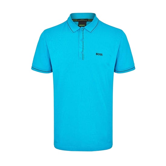 Boss Heren Paule Poloshirt (Turquoise/Aqua) - Image 1