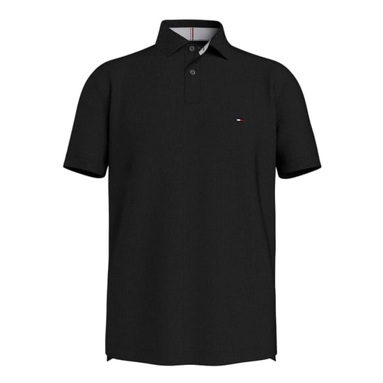 Tommy Hilfiger Heren 1985 Geborduurd Logo Poloshirt (Zwart) - Image 1