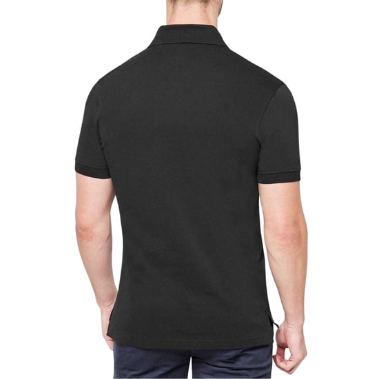 Tommy Hilfiger Heren 1985 Geborduurd Logo Poloshirt (Zwart) - Image 2