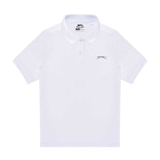 Slazenger Effen Poloshirt van Polycotton voor Jongens (Wit) - Image 1