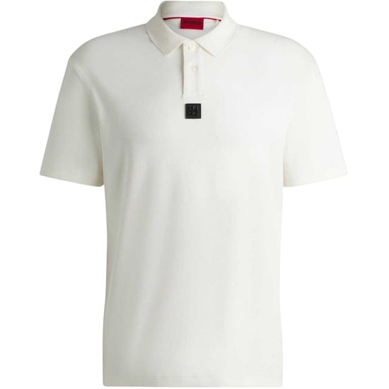 Hugo Mannen Deabono Logo Polo Shirt (Natuurlijk) - Image 1