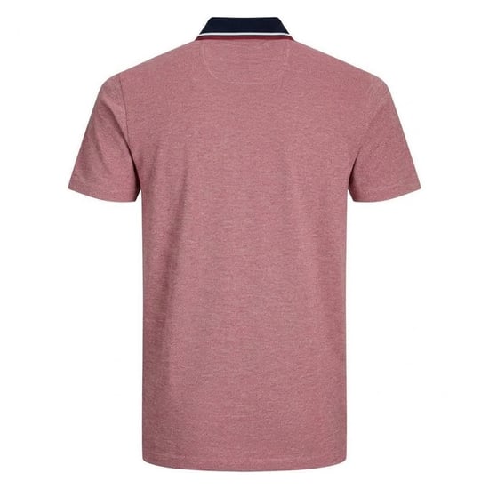 Jack And Jones Mens Regular Short-Sleeved Polo Shirt (Rio Red) - Image 2