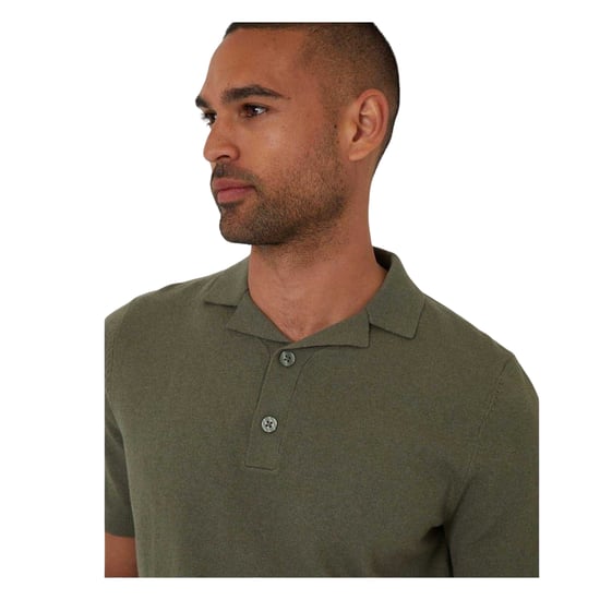 Threadbare Heren Poloshirt met Kraag (Donkere Salie) - Image 3