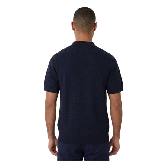 Threadbare Heren Halliwell Poloshirt met Korte Mouwen (Marine) - Image 2